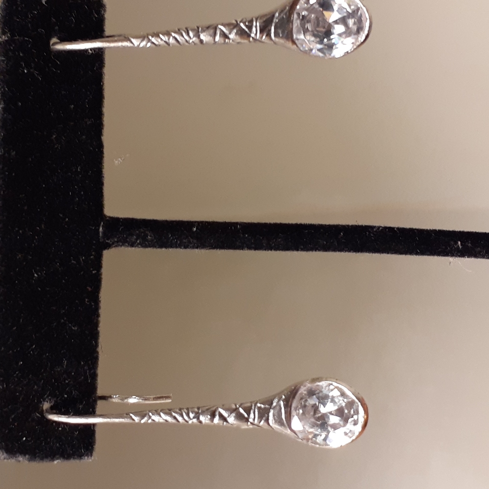 SILPADA 2382 925 Falling Star CZ Earrings